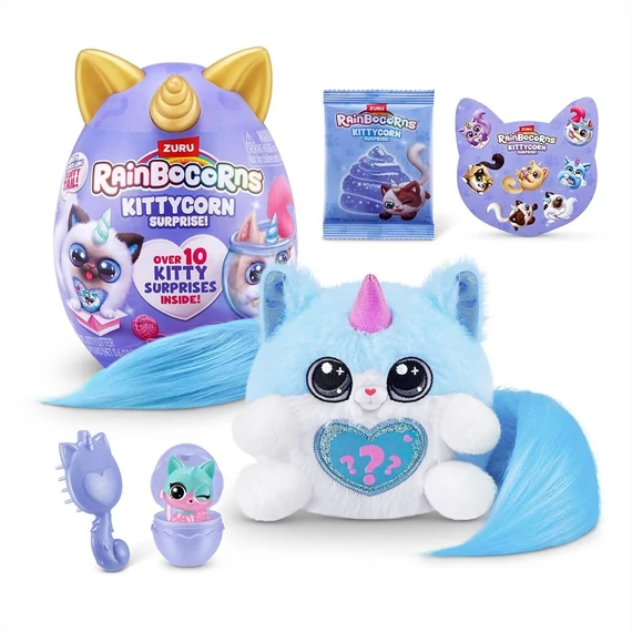 Rainbocorns Pocket Kittycorn meglepetés cica plüss - többféle