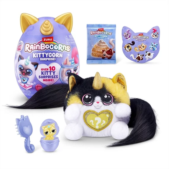 Rainbocorns Pocket Kittycorn meglepetés cica plüss - többféle