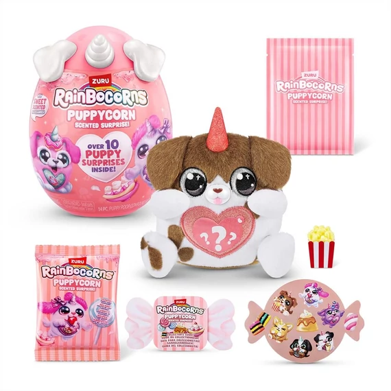 Rainbocorns Pocket Puppycorn meglepetés illatos kutyus plüss - többféle