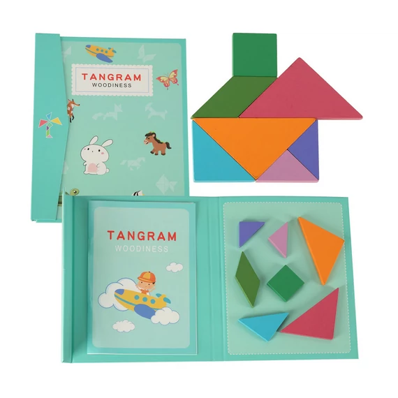 Tangram puzzle - mágneses - Woodiness