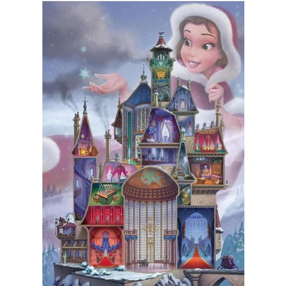 Disney kastély Belle - 1000 db-os puzzle - Ravensburger