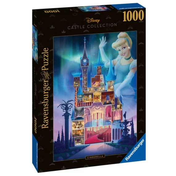  Disney kastély Hamupipőke - 1000 db-os puzzle - Ravensburger