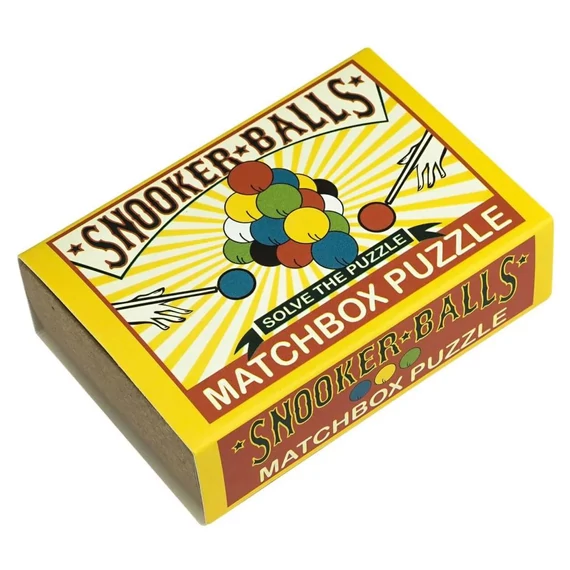 Professor Puzzle Snooker Balls Matchbox ördöglakat