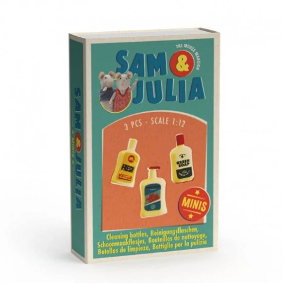 Sam és Júlia miniatűr Tisztítószerek szett