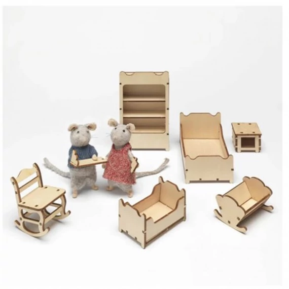 Sam & Julia Bútorkészlet - DIY Hálószoba – Mouse Mansion