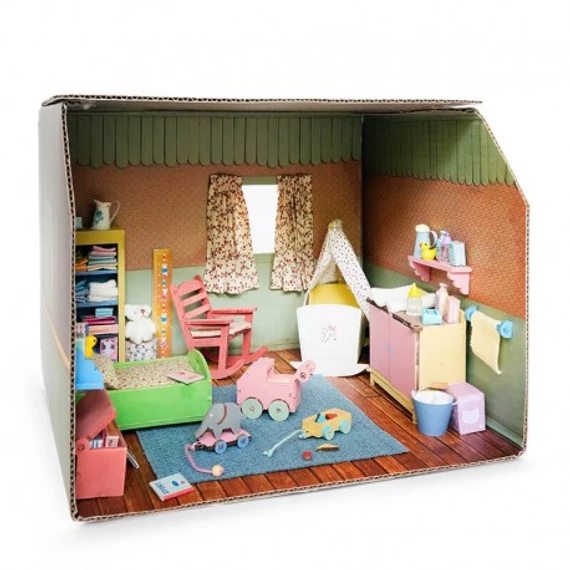 Sam & Julia DIY Karton babaszoba – Mouse Mansion