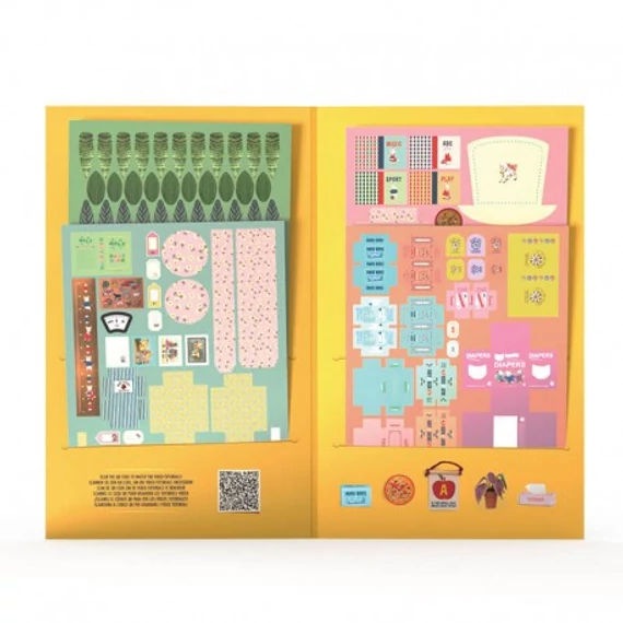 Sam & Julia Die Cuts Matrica szett - Babaszoba – Mouse Mansion