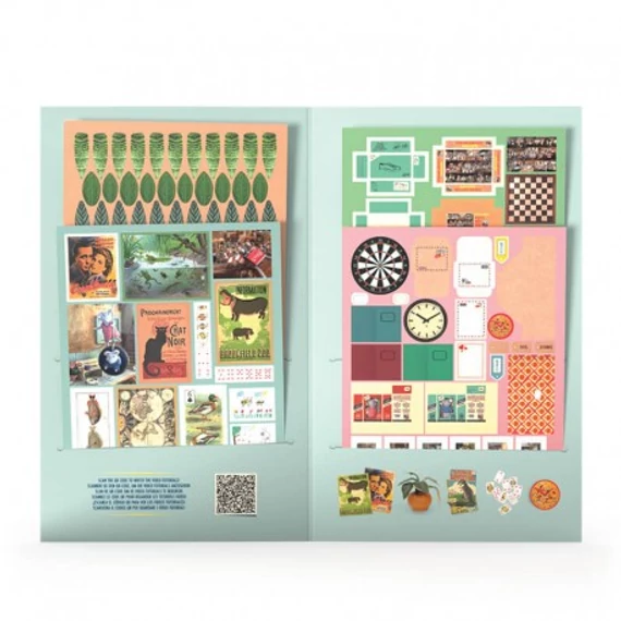 Sam & Julia Die Cuts Matrica szett - Gyerekszoba – Mouse Mansion