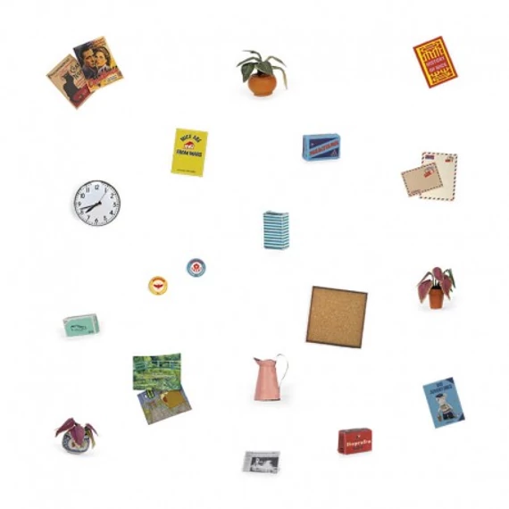Sam & Julia Die Cuts Matrica szett - Hálószoba – Mouse Mansion