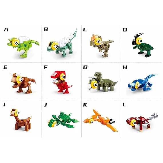Sluban Qbricks Tojás - Dinoszaurusz tojások