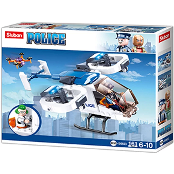 Sluban Police -  Rendőrségi helikopter drónnal foglyok szállítására