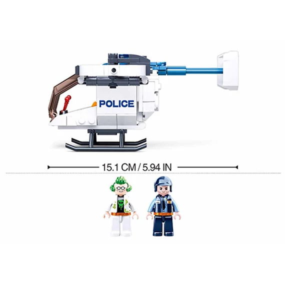Sluban Police -  Rendőrségi helikopter drónnal foglyok szállítására