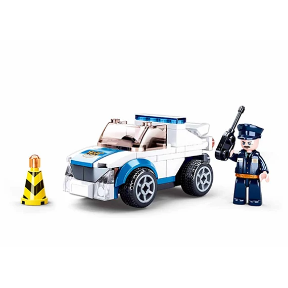 Sluban Police M38-B0824 Visszahúzható rendőrségi járőrkocsi
