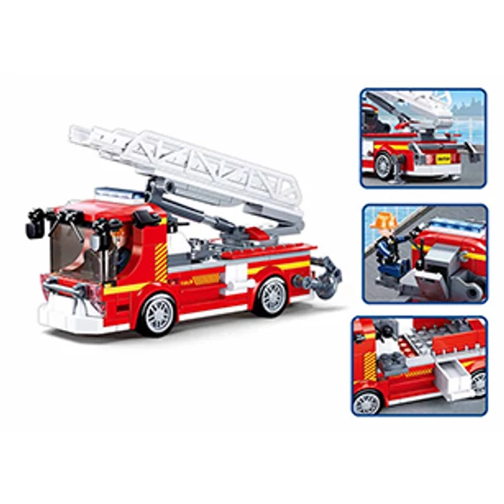 Sluban Firefighters - Tűzoltóautó teleszkópos létrával