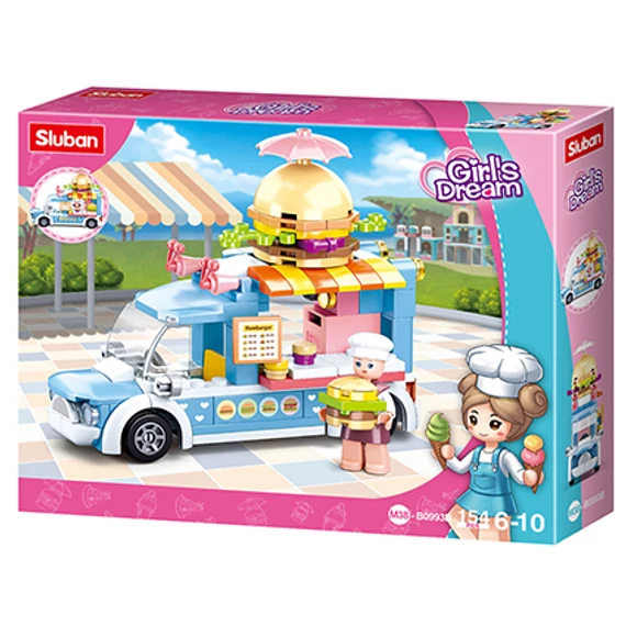 Sluban Girls Dream - mobil hamburgeres büfékocsi