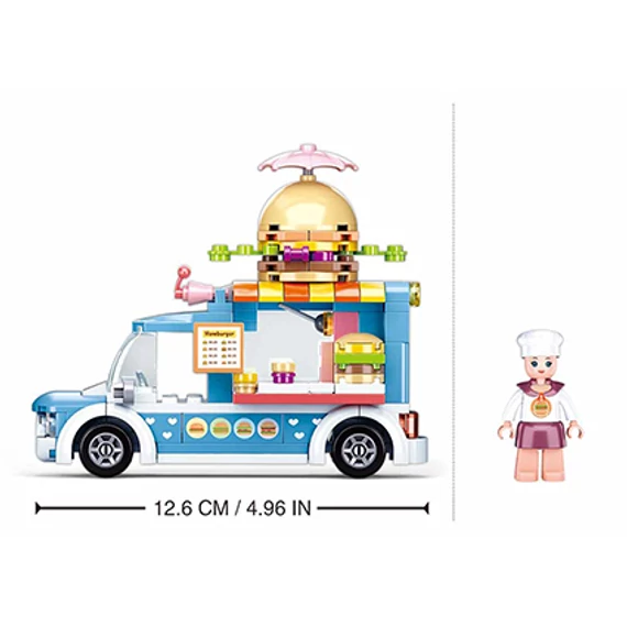Sluban Girls Dream - mobil hamburgeres büfékocsi