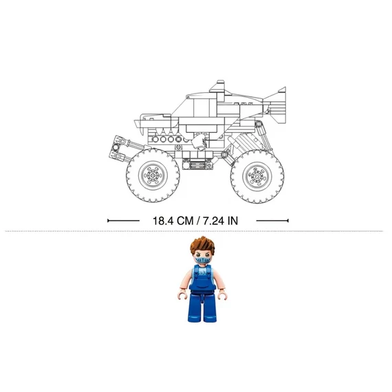 Power Bricks  - Offroad terepjáró kék