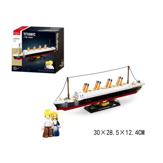 Sluban RMS Titanic – 1:700 méretarányú modell kocka-készlet