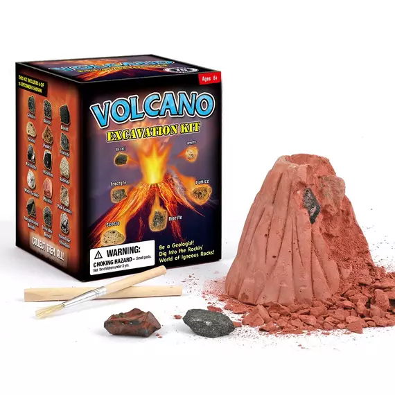 Vulkán feltáró játék - ásatás