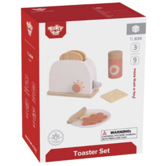 Kenyérpirító készlet - Tooky Toy Toaster Set