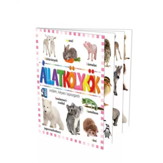 Állatkölyök- vidám képes lapozgató - gyerekkönyv