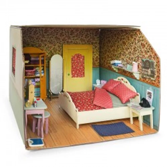 Sam & Julia DIY Karton hálószoba – Mouse Mansion