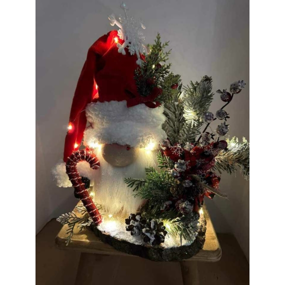 Kúpos manófa - karácsonyi dekor