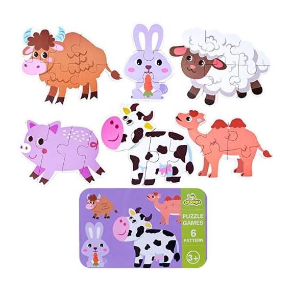 Baba oktató puzzle  - 5 fajta