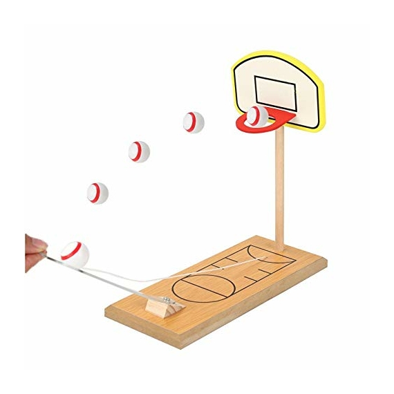 Asztali fa kosárlabda játék
