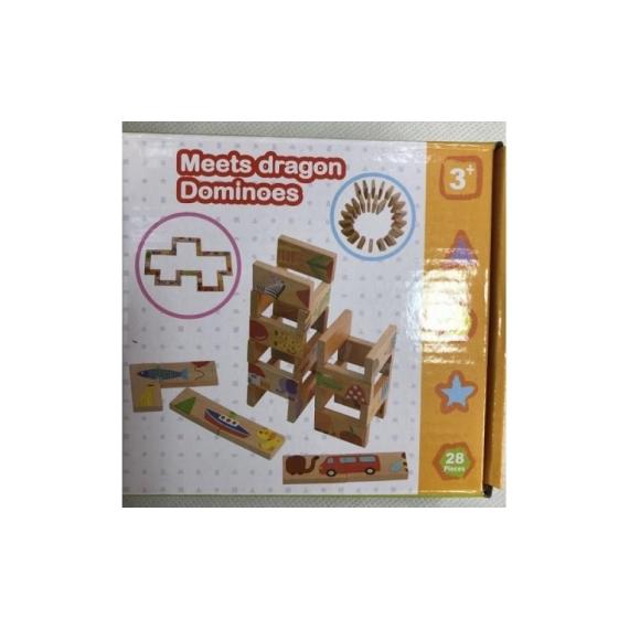 Állatos párosító dominó - Meets dragon dominó