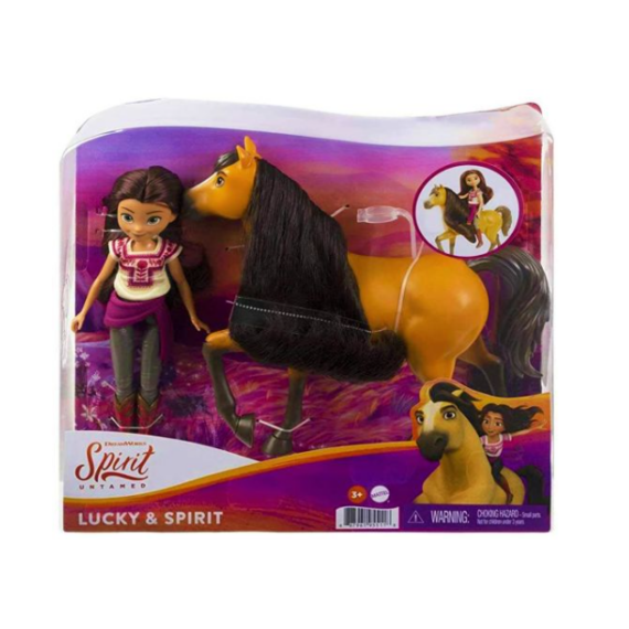 Mattel Szilja és Lucky - baba és ló  - hanggal