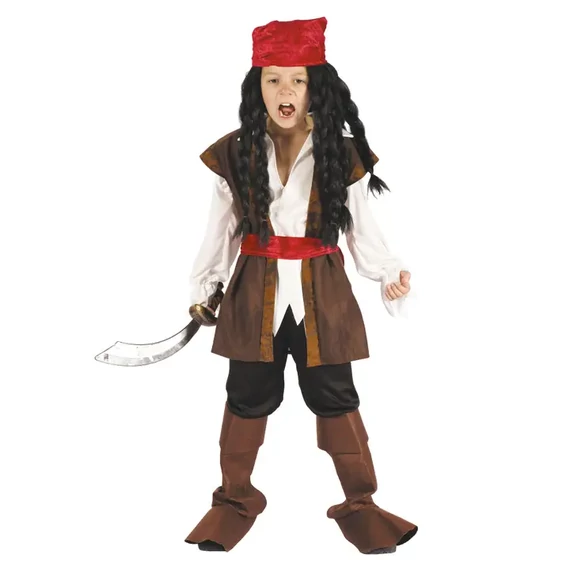 Jack sparow kalóz jelmez 7-9 éveseknek