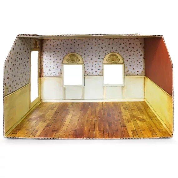 Sam & Julia DIY Karton nappali – Mouse Mansion