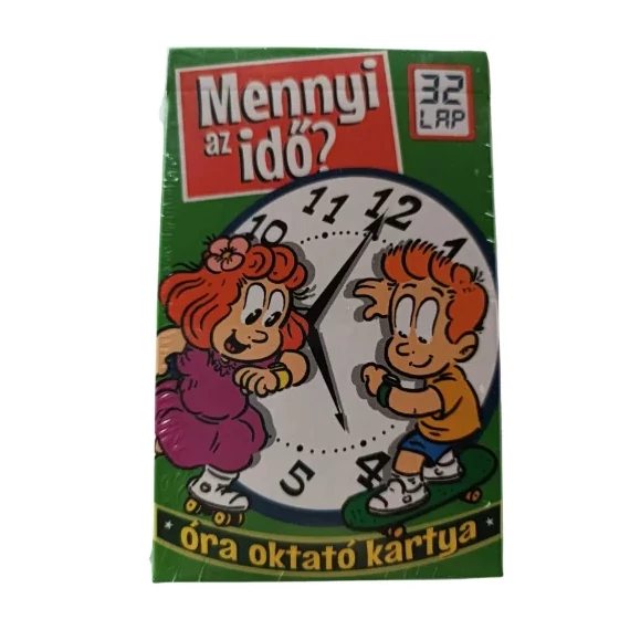 Mennyi az idő kártya játék