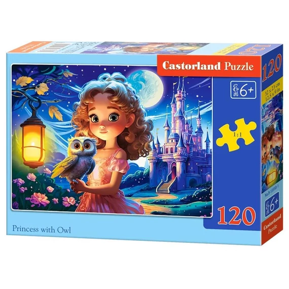 120 db-os puzzle Hercegnő bagollyal