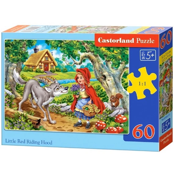 60 db-os puzzle - Piroska és a farkas - Castorland