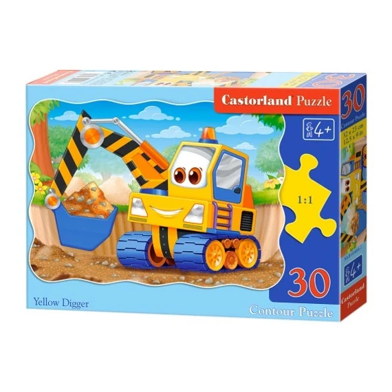 30 db-os puzzle - Sárga markoló - Castorland