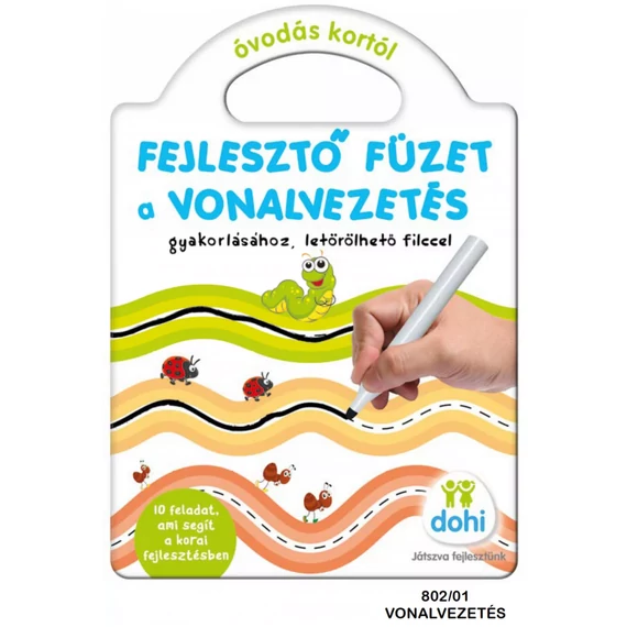 Fejlesztő füzet a vonalvezetéshez gyakorlásához