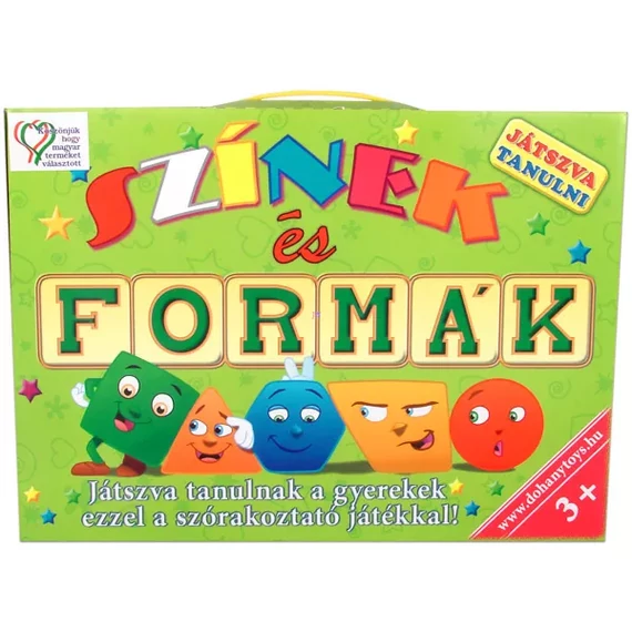 Játszva tanulni - Színek és formák - társasjáték gyerekeknek