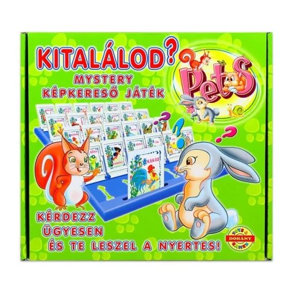 Mystery Képkereső - Kitalálod? társasjáték - állatok