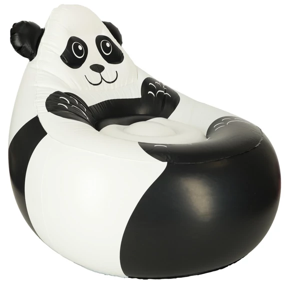 Felfújható fotel gyerekeknek - panda
