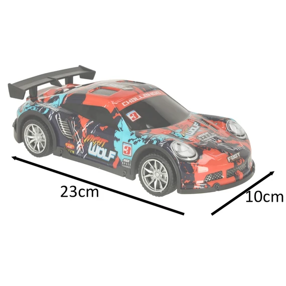 RC távirányítós sportautó (kék-piros)