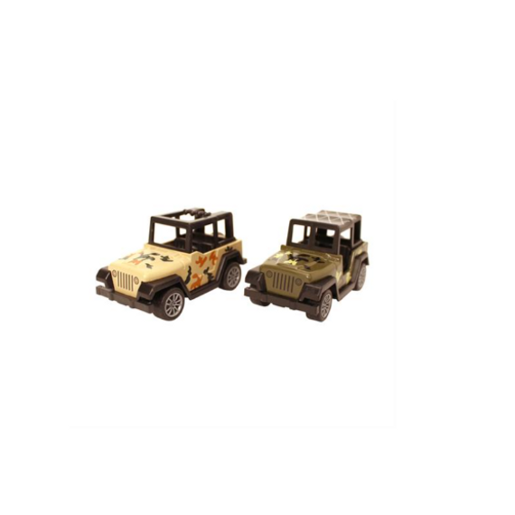 Katonai Jeep visszahúzható játékautó