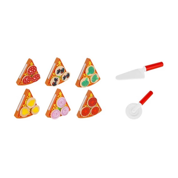 Vágható fa pizza készlet