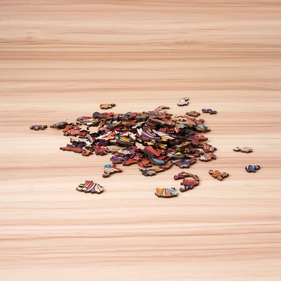 A macskakirály - prémium fa puzzle