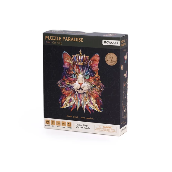 A macskakirály - prémium fa puzzle