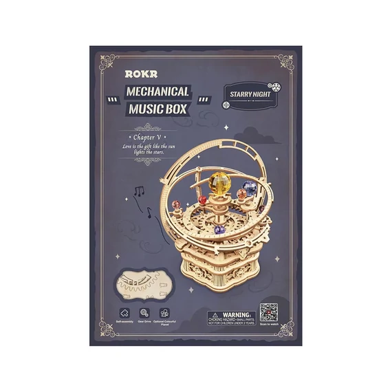 ROKR 3D Puzzle - Csillagos éjszaka zenedoboz