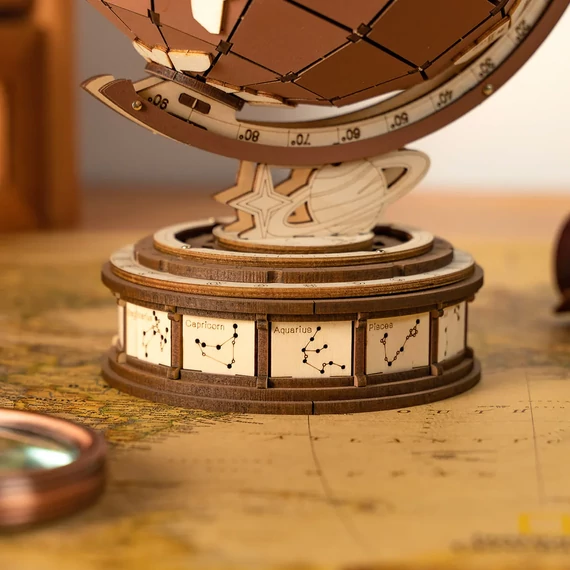 3D fa puzzle - Földgömb