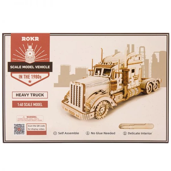 ROKR 3D prémium fa puzzle - Kamion modell