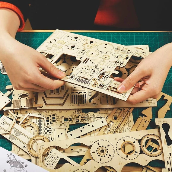 ROKR 3D prémium fa puzzle - Kamion modell